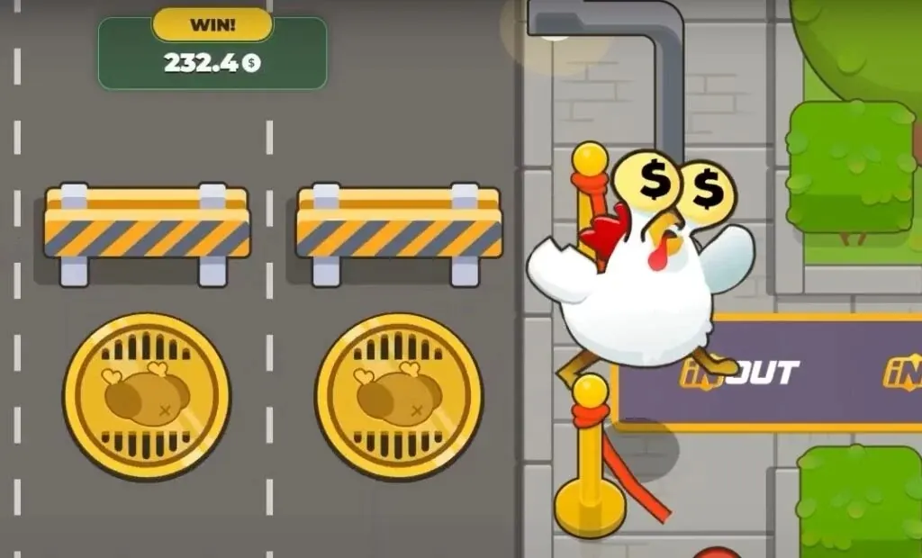 Chicken Road Spielansicht